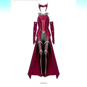 Scarlett Witch Costume Female Wanda Maximoff Cosplay Costume Scarlet Witch